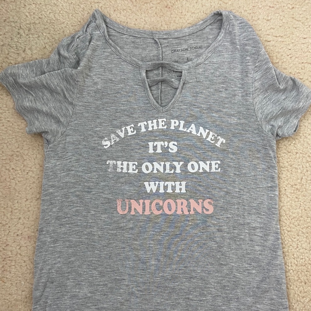 Grayson Social Grey T Shirt